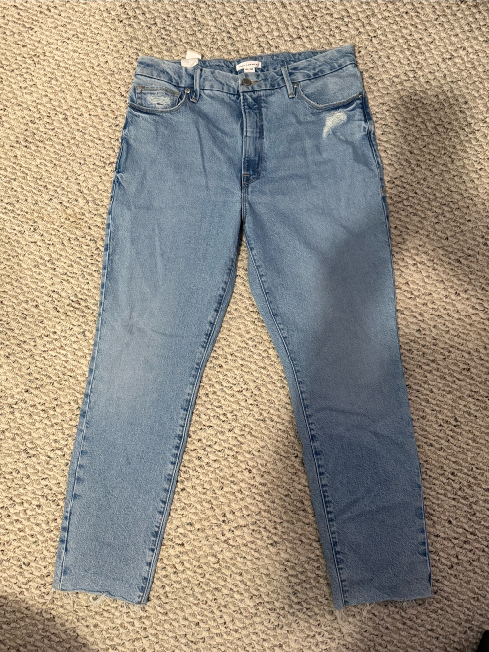 Good American Light Wash High-Rise Jeans